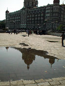 Taj Mahal hotel, at Gateway of India.