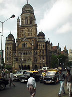 Building across from Victoria Terminus.