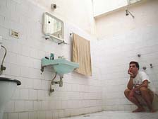 Thinking in the bathroom