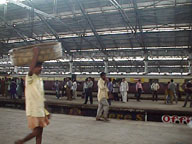 Platform at Victoria Terminus.